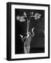 Robert Dotzauer Balancing Lawn Mowers Weighing a Total of 145 lbs on His Chin-Ralph Crane-Framed Photographic Print
