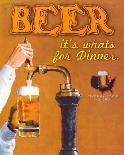 Beer: It's What's for Dinner-Robert Downs-Art Print