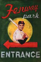 Robert Downs Fenway Park Entrance Boston Red Sox Sports Poster Print-null-Lamina Framed Poster