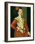 Robert Dudley (1532-88) 1st Earl of Leicester, C.1560S (Oil on Panel)-or Muelen, Steven van der Meulen-Framed Giclee Print