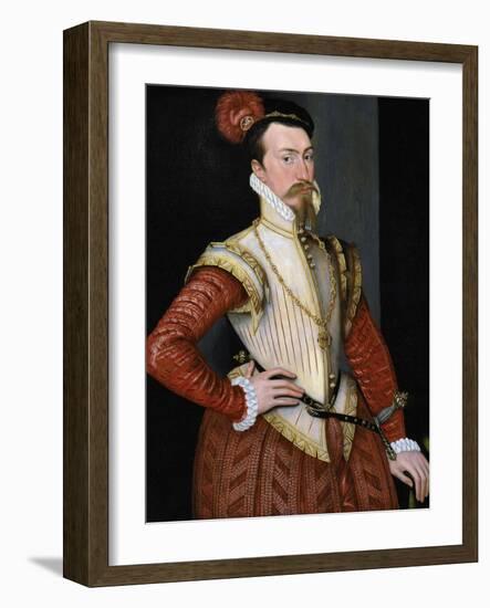 Robert Dudley, 1st Earl of Leicester (1532-158), 1560s-Steven van der Meulen-Framed Giclee Print