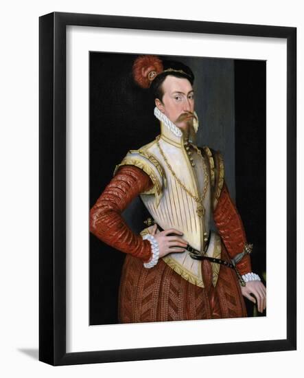 Robert Dudley, 1st Earl of Leicester (1532-158), 1560s-Steven van der Meulen-Framed Giclee Print