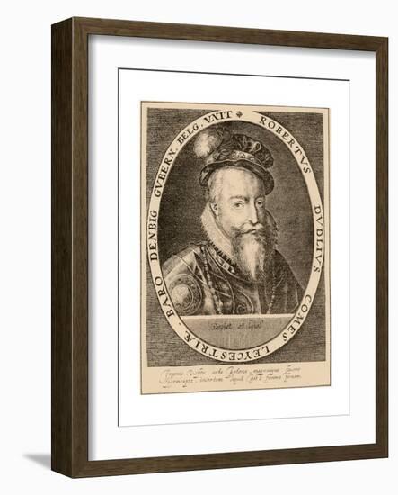 Robert Dudley, 1st Earl of Leicester (1532/33158), English Nobleman, 1889-Hendrik Goltzius-Framed Giclee Print