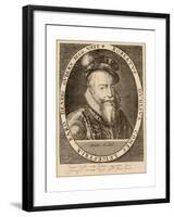 Robert Dudley, 1st Earl of Leicester (1532/33158), English Nobleman, 1889-Hendrik Goltzius-Framed Giclee Print