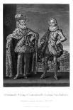 Christian Iv, King of Denmark, with His Eldest Son Frederick-Robert Dunkarton-Framed Giclee Print