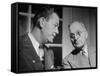 Robert E. Hannegan Talking with Senator Harry S. Truman During the Luncheon-null-Framed Stretched Canvas