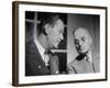 Robert E. Hannegan Talking with Senator Harry S. Truman During the Luncheon-null-Framed Photographic Print