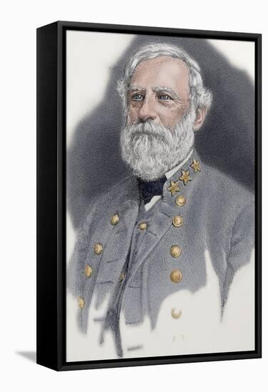 Robert E. Lee (1807-1870)-null-Framed Stretched Canvas