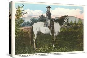 Robert E. Lee on Horse, Gettysburg, Pennsylvania-null-Stretched Canvas