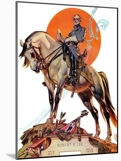 "Robert E. Lee on Traveler," January 20, 1940-Joseph Christian Leyendecker-Mounted Giclee Print