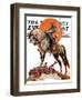 "Robert E. Lee on Traveler," Saturday Evening Post Cover, January 20, 1940-Joseph Christian Leyendecker-Framed Premium Giclee Print