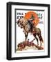 "Robert E. Lee on Traveler," Saturday Evening Post Cover, January 20, 1940-Joseph Christian Leyendecker-Framed Giclee Print