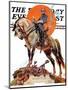 "Robert E. Lee on Traveler," Saturday Evening Post Cover, January 20, 1940-Joseph Christian Leyendecker-Mounted Giclee Print