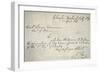 Robert E. Lee's Letter of Resignation from the Federal Army, 20th April, 1861-Robert E. Lee-Framed Giclee Print