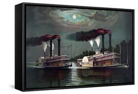 Robert E. Lee Steamboat Company-William Donaldson-Framed Stretched Canvas