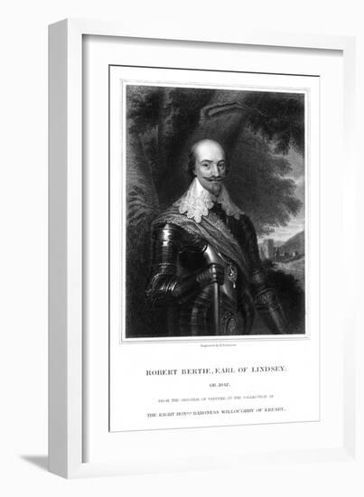 Robert Earl of Lindsey-Antony van Dijk-Framed Art Print