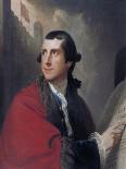 Portrait of David Garrick-Robert Edge pine-Stretched Canvas