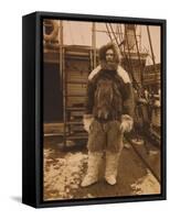 Robert Edwin Peary, American Explorer-Science Source-Framed Stretched Canvas