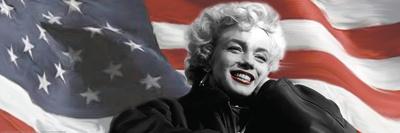 Patriotic Blonde Detail-Robert Everson-Mounted Premium Giclee Print