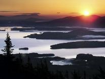 Sunrise over Moosehead Development, Greenville, Maine-Robert F. Bukaty-Photographic Print