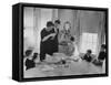 Robert F. Kennedy and His Wife Preparing Son Michael, for Baptism-Ed Clark-Framed Stretched Canvas