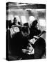 Robert F. Kennedy and Wife on Board Plane-null-Stretched Canvas