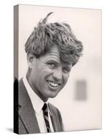 Robert F. Kennedy During Campaign Trip to Support Local Democrats Running for Election-Bill Eppridge-Stretched Canvas