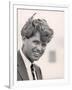 Robert F. Kennedy During Campaign Trip to Support Local Democrats Running for Election-Bill Eppridge-Framed Premium Photographic Print