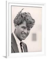 Robert F. Kennedy During Campaign Trip to Support Local Democrats Running for Election-Bill Eppridge-Framed Photographic Print