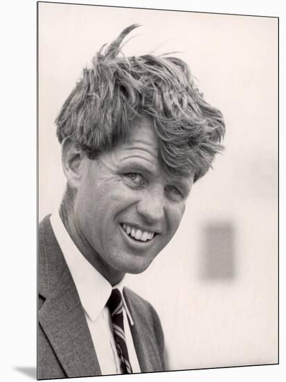 Robert F. Kennedy During Campaign Trip to Support Local Democrats Running for Election-Bill Eppridge-Mounted Photographic Print