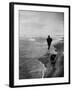 Robert F. Kennedy Running on the Beach with His Dog Freckles-Bill Eppridge-Framed Photographic Print