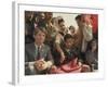 Robert F. Kennedy Sitting Next to Cesar Chavez During Rally for the United Farm Workers Union-Michael Rougier-Framed Premium Photographic Print