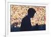 Robert F. Kennedy Speaking in Front of Crowd in Amphitheater on Behalf of Democratic Candidates-Bill Eppridge-Framed Photographic Print