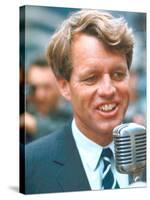 Robert F. Kennedy Speaking on Behalf of New York State Democratic Candidates-Bill Eppridge-Stretched Canvas