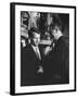 Robert F. Kennedy Standing with Sen. Lyndon B. Johnson-Hank Walker-Framed Premium Photographic Print