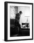 Robert F. Kennedy Talking on Phone-Hank Walker-Framed Photographic Print