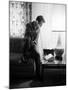 Robert F. Kennedy Talking on Phone-Hank Walker-Mounted Photographic Print