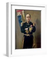 Robert Falcon Scott (1868-1912)-Harrington Mann-Framed Giclee Print