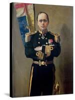 Robert Falcon Scott (1868-1912)-Harrington Mann-Stretched Canvas
