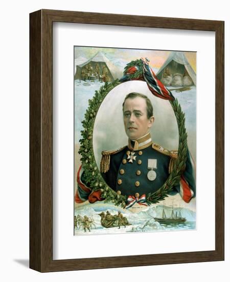 Robert Falcon Scott, British Antarctic Explorer, 1914-null-Framed Giclee Print