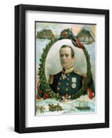 Robert Falcon Scott, British Antarctic Explorer, 1914-null-Framed Premium Giclee Print