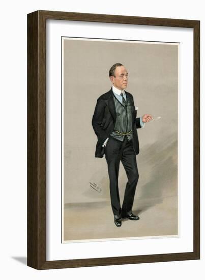 Robert Falcon Scott-Leslie Ward-Framed Art Print