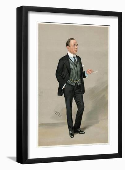 Robert Falcon Scott-Leslie Ward-Framed Art Print