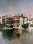 Venice, The Grand Canal. 1890-Robert Frederick Blum-Framed Stretched Canvas