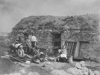 The Quays, Drogheda, with Waterside Idlers Content to Watch the Photographer at Work, C.1885-Robert French-Giclee Print