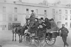 Passenger Carts in the Main Street of Kenmare, Ireland, 1890s-Robert French-Giclee Print