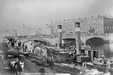 Passenger Carts in the Main Street of Kenmare, Ireland, 1890s-Robert French-Giclee Print