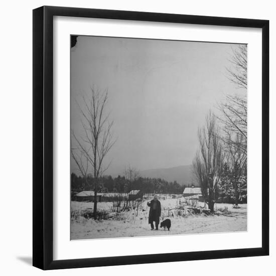 Robert Frost-Eric Schaal-Framed Photographic Print