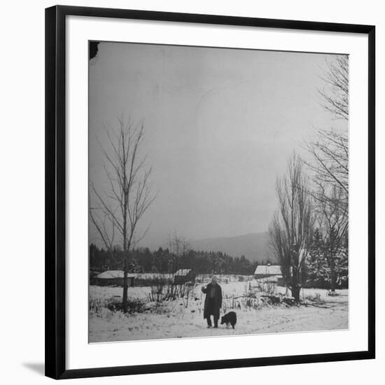 Robert Frost-Eric Schaal-Framed Photographic Print