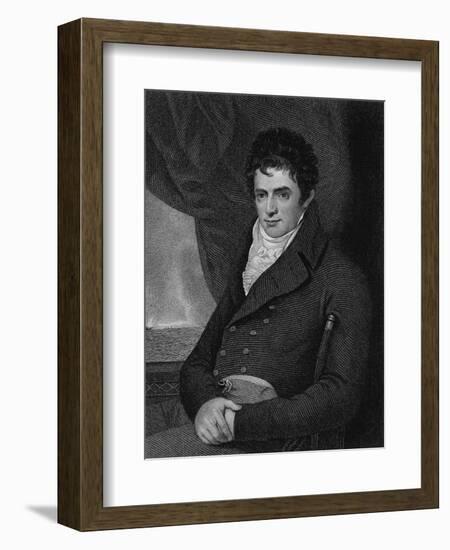 Robert Fulton (1765-1815), Engraved by George Parker (Fl.1834-D.1868) (Engraving)-Benjamin West-Framed Giclee Print